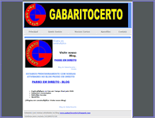 Tablet Screenshot of gabaritocerto.com.br